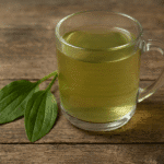 cup of plantain leaf tea