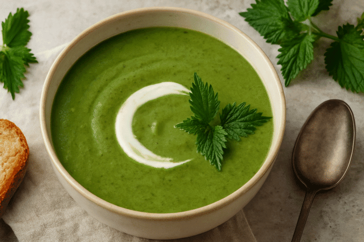 Stinging nettle soup