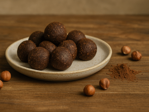 Hazelnuts energy balls