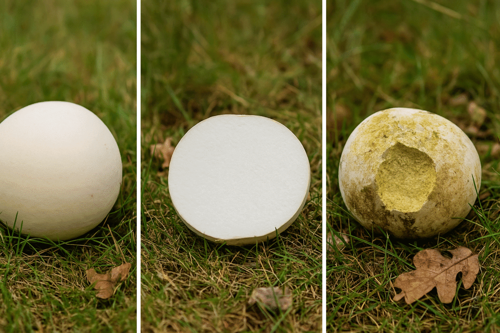 identification giant puffball