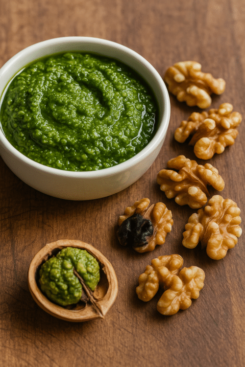 Walnut pesto