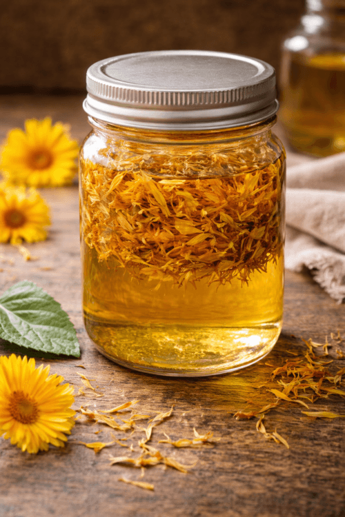 Calendula infused oil