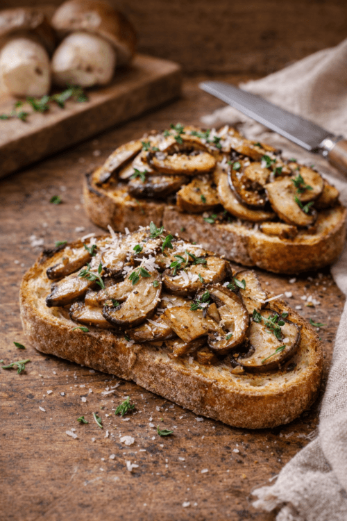 porcini toast