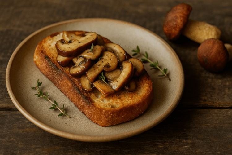 porcini toast