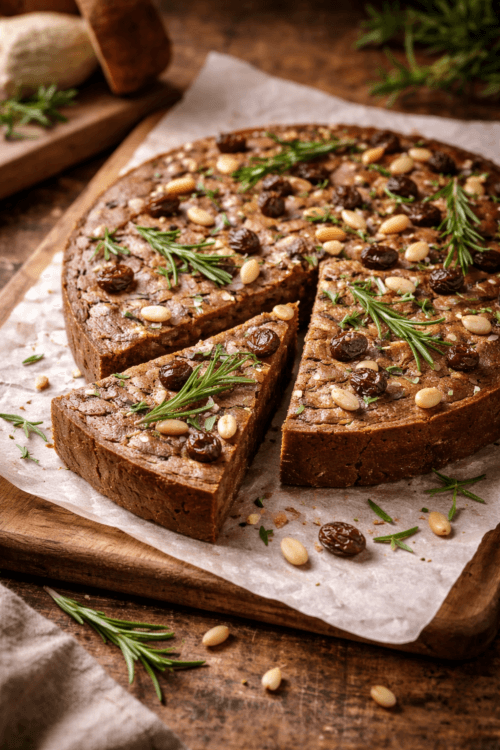 Castagnaccio (Chestnut Cake)