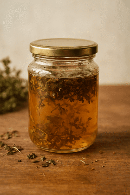 sweet woodruff infused honey