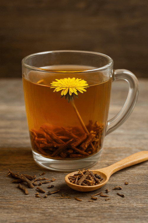 Dandelion root tea