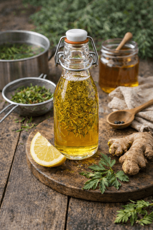 Angelica honey syrup