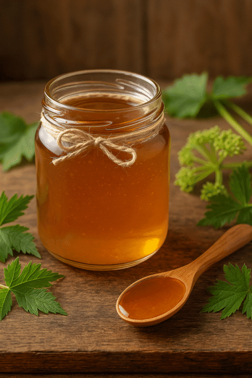 Angelica honey syrup